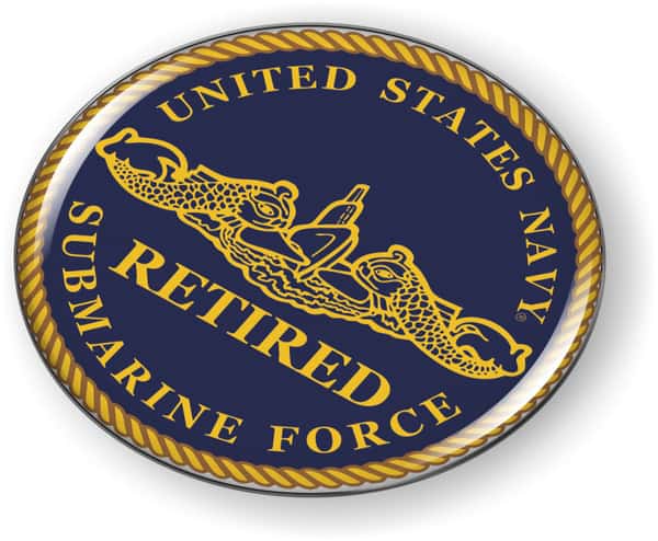 U.S. Navy Submarine Force Retired Emblem